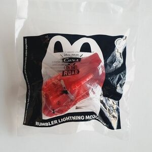 McDonald's 2022 Disney Pixar Cars on the Road - Rumbler Lighting McQueen #4 Toy